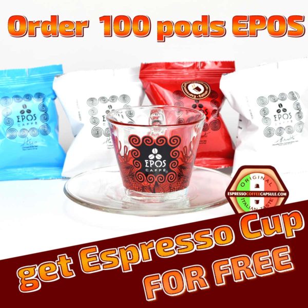 EPOS action free cup 25percent • EspressoCoffeeCapsule.com