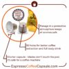 Mokasol Arabica Features 50 holes • EspressoCoffeeCapsule.com